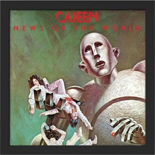 Queen News Of The World Framed Album Cover Print