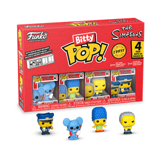 Itchy Simpsons Funko Pop Bitty 4 Pack