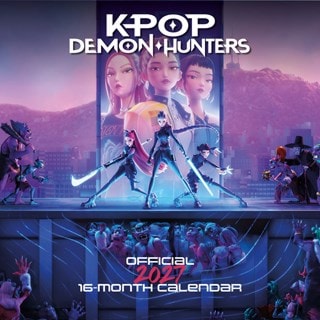 K-Pop Demon Hunters 16 Month 2027 Square Calendar