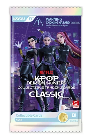 K-Pop Demon Hunters Classic Foil Edition Collectable Trading Cards