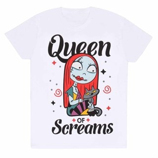 Queen Of Screams Nightmare Before Christmas White Tee