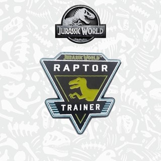Jurassic World Raptor Trainer Pin Badge