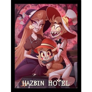 Hazbin Hotel Family Portrait Framed 30cm x 40cm Art Print