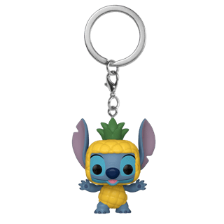 Stitch As Pineapple Lilo & Stitch Funko Pop Vinyl Keychain