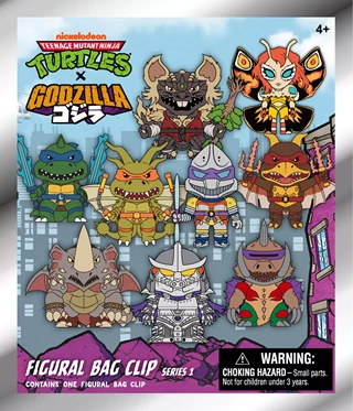 Teenage Mutant Ninja Turtles X Godzilla Bag Clip
