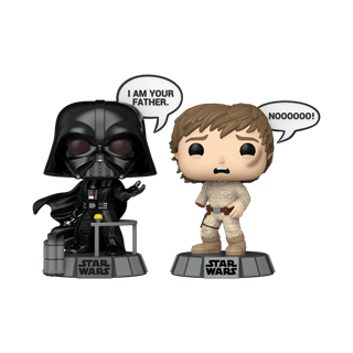 Darth Vader & Luke Skywalker I Am Your Father Star Wars Sayings Funko Pop Vinyl 2 Pack