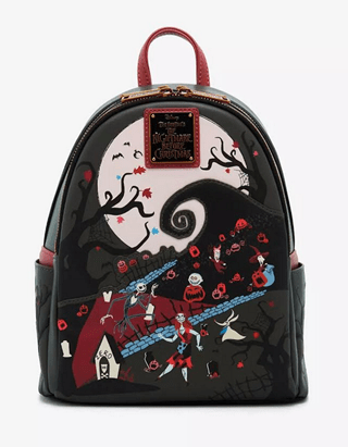 Nightmare Before Christmas Jack Graveyard Scene Mini hmv Exclusive Loungefly Backpack