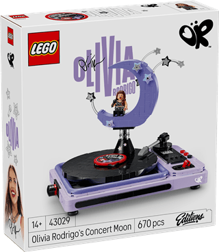 Olivia Rodrigo's Concert Moon 43029 LEGO Editions Music