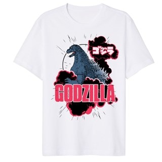 Pink Text Godzilla Tee