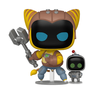 Tooled-Up Mechanic 1304 Astro Bot Funko Pop Vinyl & Buddy