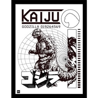 Kaiju Godzilla Framed 30x40cm Print