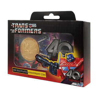 Transformers 40th Anniversary Gold Coin