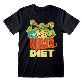 Teenage Mutant Ninja Turtles Ninja Diet Black Tee