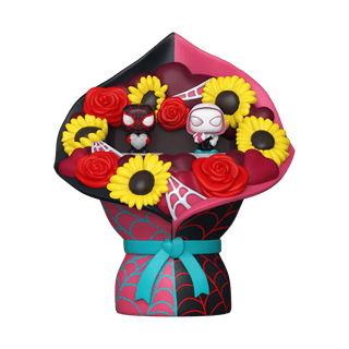 Valentine Miles Morales & Ghost Spider Spider-Man Funko Pop Bitty Bouquet
