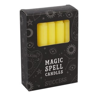 Yellow Spell Candle Set Of 12