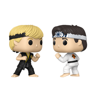 Johnny & Daniel The Karate Kid Funko Pop Vinyl 2 Pack