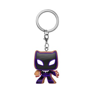 Black Panther Marvel Holiday Pop Vinyl Keychain