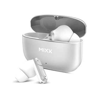 Mixx Audio Streambuds Custom 3 Silver/White True Wireless Bluetooth Earphones W/Clear Voice