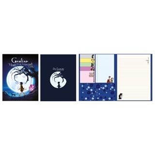 Coraline Other World Post It Note Stationery Set