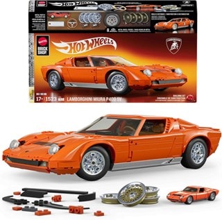Hot Wheels Lamborghini Miura P400 SV Mattel Brick Shop Building Set