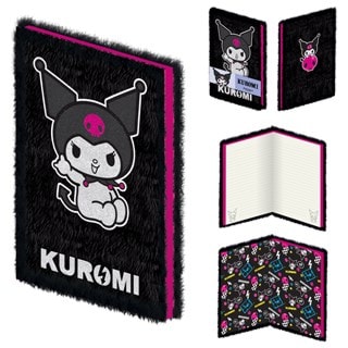 Kuromi Rock Out Sanrio A5 Plush Notebook