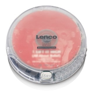 Lenco CD-202TR Transparent Portable CD Player