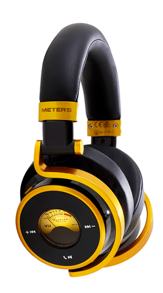Meters M-OV-1-B Connect Editions Black/Gold Bluetooth Headphones (Limited Edition)