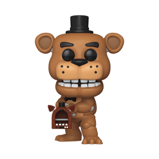 Freddy Fazbear With Pizza Launcher With Chance Of Chase 1096 Funko Fusion Pop Vinyl