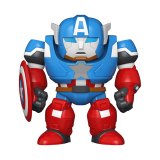 Captain America Mech With Captain America Funko Bitty Bots