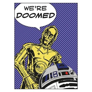 We Are Doomed! Star Wars Canvas Print 60 x 80cm