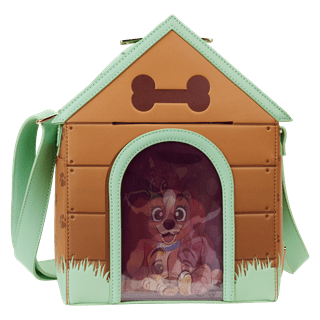 I Heart Disney Dogs Figural Triple Lenticular Crossbody Bag Loungefly