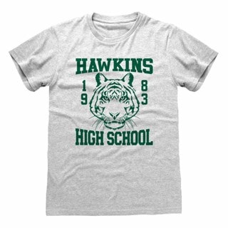 Hawkins High School Stranger Things Grey Tee