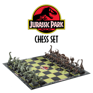 Jurassic Park Noble Collection Chess Set