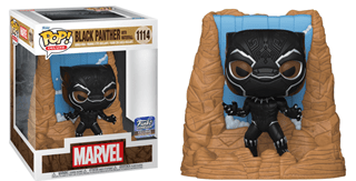 Black Panther With Waterfall (1114) Pop Vinyl Deluxe