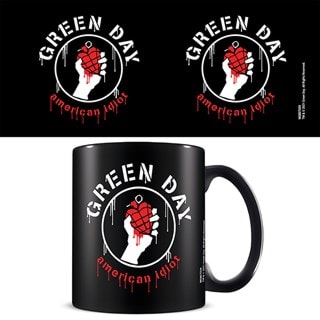 American Idiot Green Day Black Mug