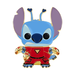 Stitch Experiment 626 Group Lilo And Stitch Loungefly Pop Pin With Chance of Chase