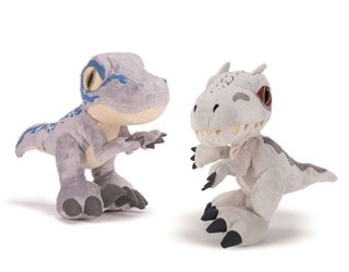 10" Blue Velociraptor & Indominous Rex Jurassic World Plush Assortment