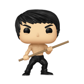 Bruce Lee With Bo Staff 95 Funko Pop Vinyl