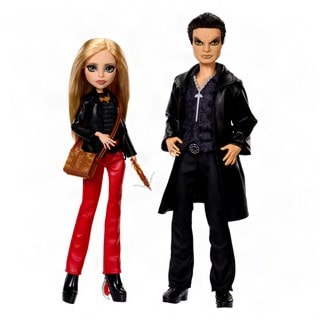 Buffy & Angel Buffy The Vampire Slayer Monster High Skullector Mattel Doll 2 Pack