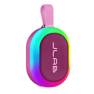 JLab Pop Party Mulberry Red Bluetooth Speaker