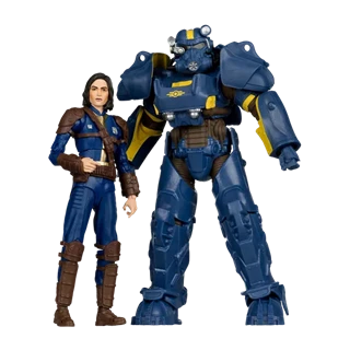 T-60 Vault-Tec And Sole Survivor Fallout 76 McFarlane Figurine 2 Pack