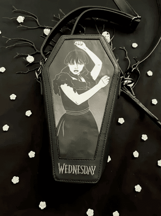 Wednesday Coffin hmv Exclusive Loungefly Crossbody Bag