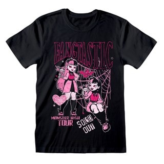 Fangtastic Monster High Tour Black Tee