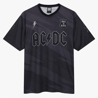 Back In Black AC/DC Rock FC Premium Jersey