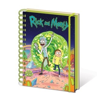 Rick & Morty Portal a5 Wiro Notebook