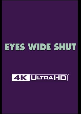 Eyes Wide Shut Limited Edition 4K Ultra HD SteelBook