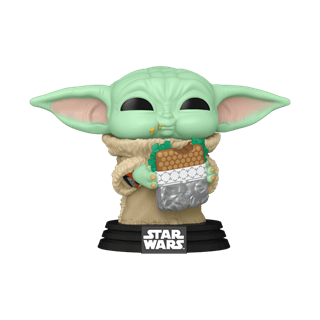 Grogu With Food 841 The Mandalorian & Grogu Funko Pop Vinyl