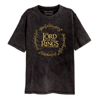 Gold Foil Logo Lord Of The Rings