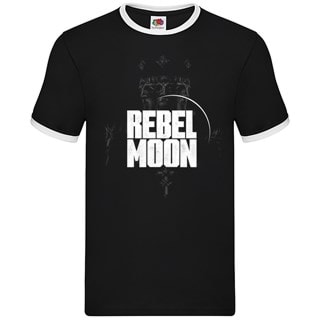 Logo Black/White Ringer Rebel Moon Tee