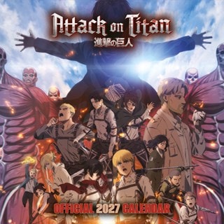 Attack On Titan 2027 Square Calendar